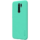 Nillkin Xiaomi Redmi 9 Super Frosted Shield Mint Green Чохол Накладка Бампер, фото 5
