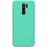 Nillkin Xiaomi Redmi 9 Super Frosted Shield Mint Green Чохол Накладка Бампер, фото 4