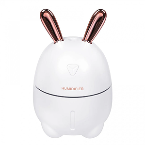 Зволожувач повітря та нічник 2в1 Humidifiers Rabbit білий