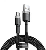 Кабель Baseus Cafule Type-C Cable 3.0 A (1 м) Black