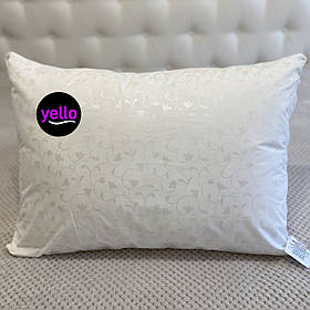 Подушка Premium для сна 50х70см. зі зйомним  бавовняним чохлом, наповнювач Еко Пух, ТМ ОДА