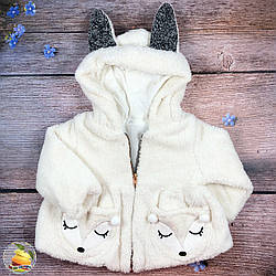 Біла шубка для дівчинки Розмір: 1,2,3,4 року (20648-1)