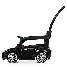 Дитячий електромобіль-толокар 2в1 Porshe M 3591L-2 Black (музика, світло, мотор 25W, акум.6V5AH), фото 3