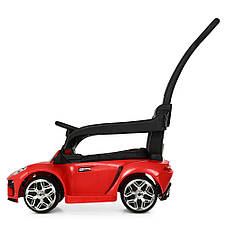 Дитячий електромобіль-толокар 2в1 Porshe M 3591L-3 Red (музика, світло, мотор 25W, акум.6V5AH), фото 3