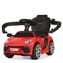 Дитячий електромобіль-толокар 2в1 Porshe M 3591L-3 Red (музика, світло, мотор 25W, акум.6V5AH), фото 6
