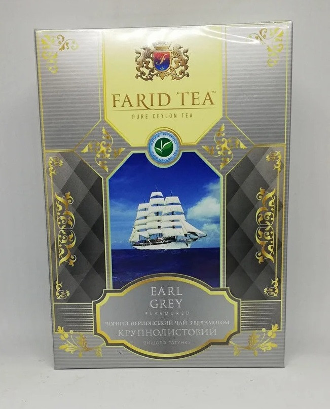 Чай чорний листовий Farid Tea Ерл Грей 100 г.