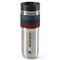 Оригинальная термокружка BMW M Motorsport Thermal Mug, Silver / Black (80235A0A719)