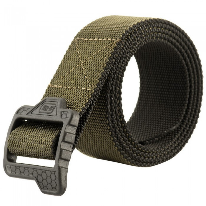 M-Tac ремінь Double Sided Lite Tactical Belt Hex олива/чорний