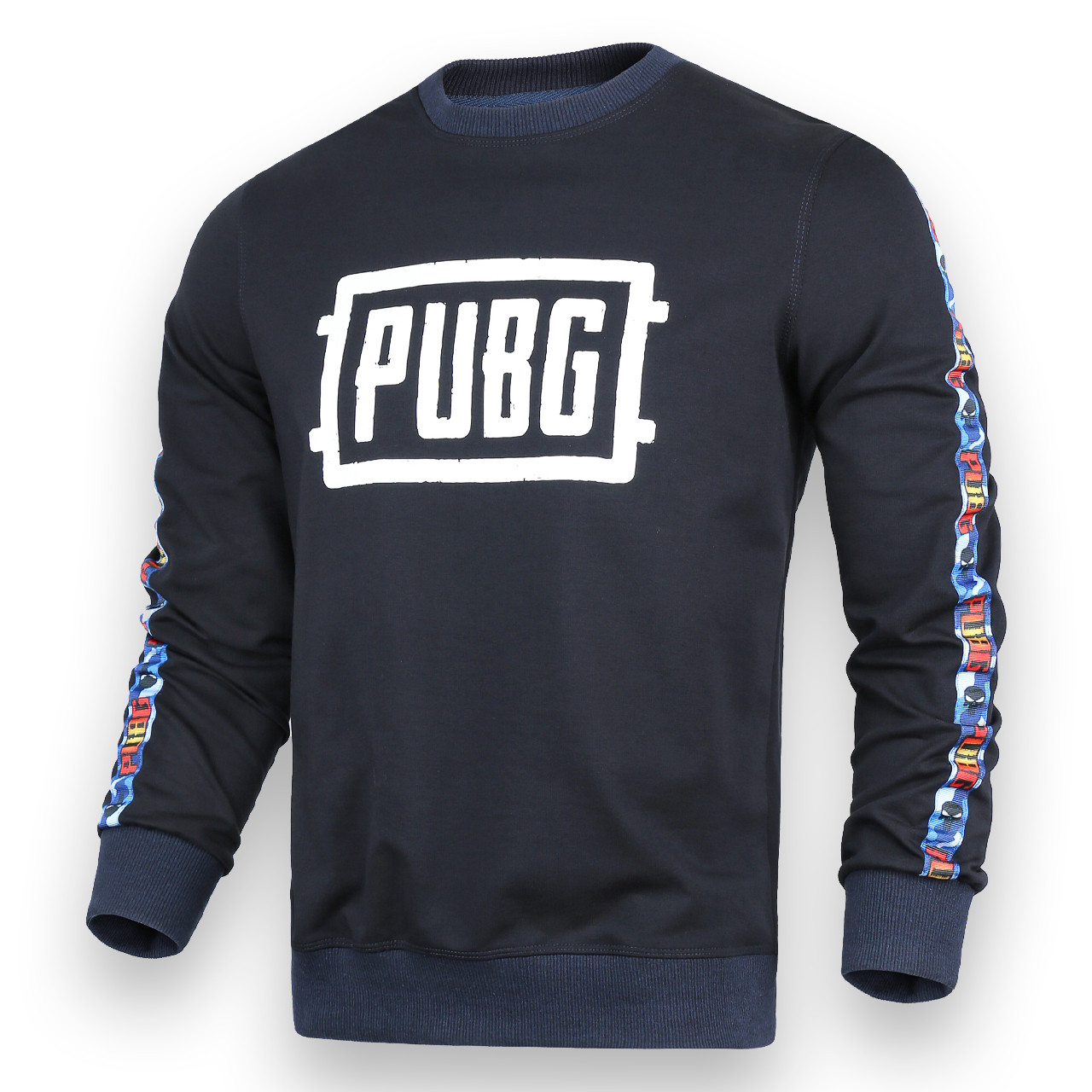 Світшот чоловічий т синій HOPE з принтом "PUBG", стрічка DBLU XXL (Р) 20-213-002-002