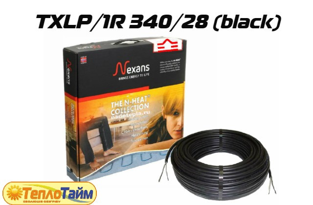 Комплект нагрівальний кабель Nexans TXLP/1R 340Вт, 12,2м black