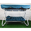 Гойдалки садові GreenGard Санторіні Гойдалка з відкидною спинкою без москітної сітки, фото 3