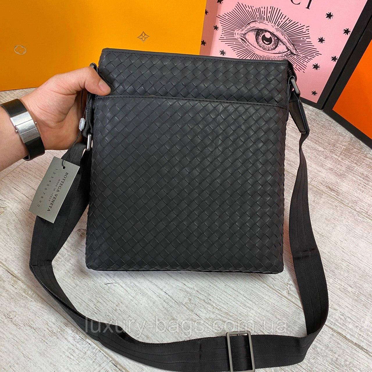 Чоловіча шкіряна сумка Bottega Veneta