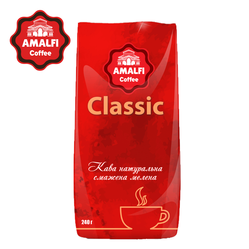 Мелена кава AMALFI™ Classic 240 грам