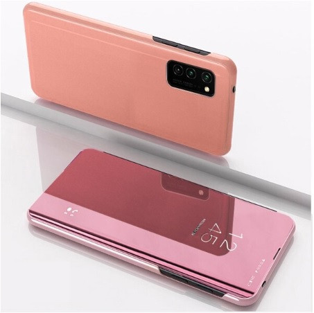 Чохол-книжка Mirror для Samsung A31 2020 / A315F Дзеркальний Рожевий