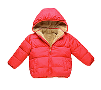 Детская куртка с подкладкой Bbl цвет Красный 90 см