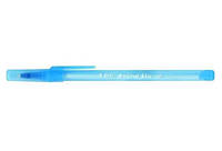 Ручка кулькова Bic Round Stic 1мм синя корпус напіврозорий блакитний