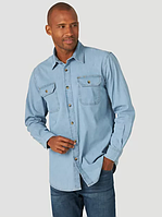 Рубашка джинсовая Wrangler- Heritage Wash (S)
