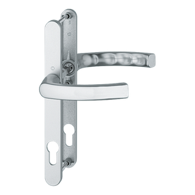 Нажимний гарнітур HOPPE Liege Льєж для дверей товщиною 67-72 мм E-92 мм колір білий