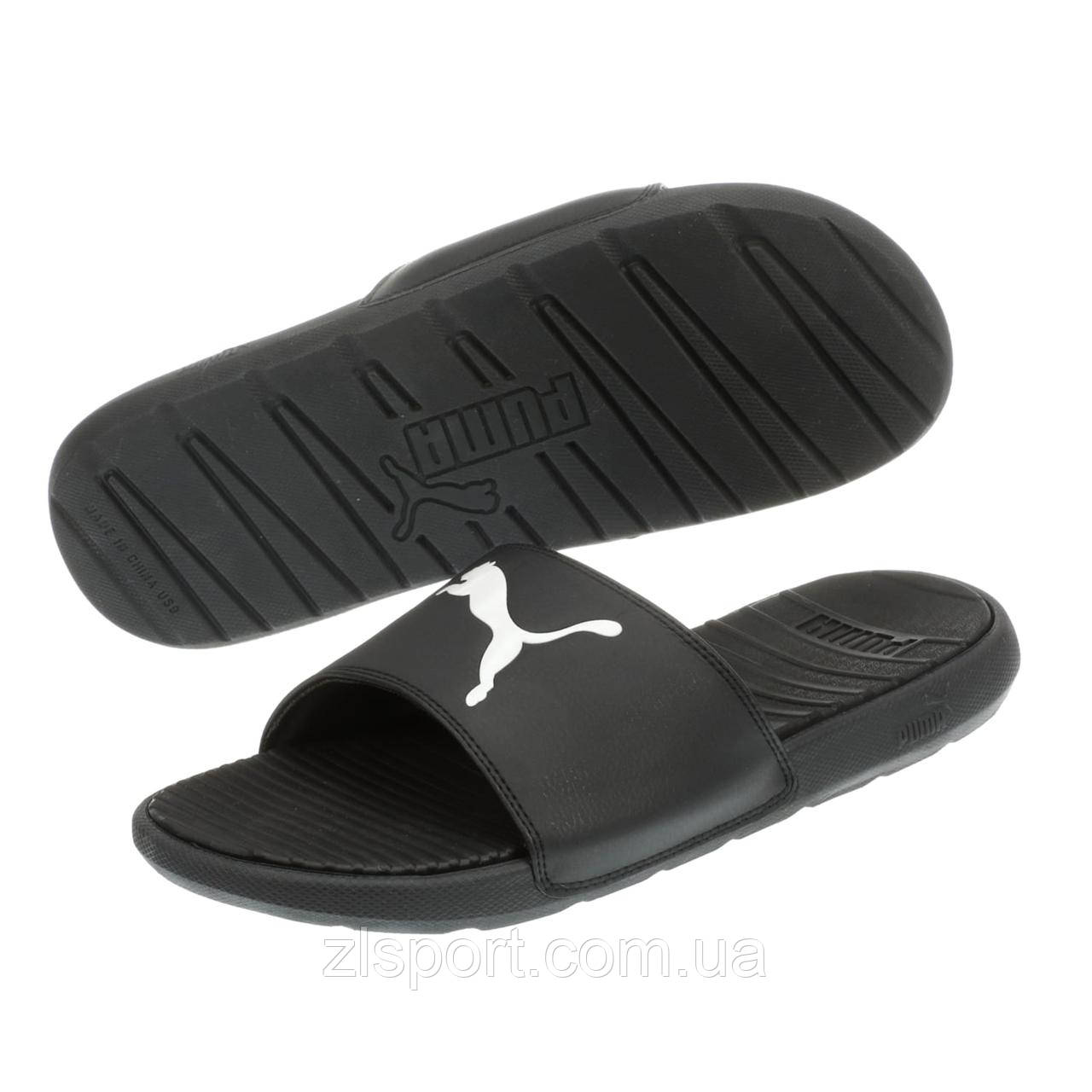 Тапочки чорні Puma оригінал Cool Cat Sport men's Slides 371048_02