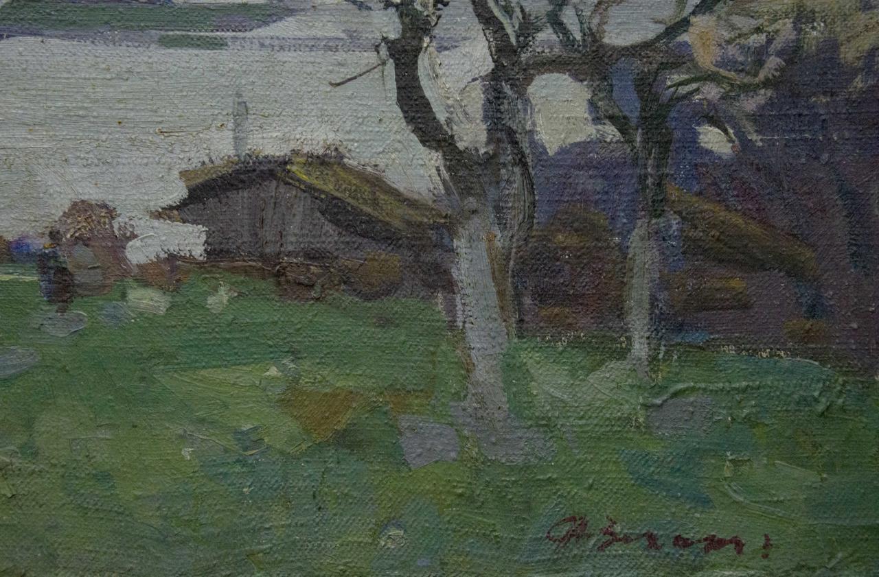 Картина Захаров Ф. З. Пейзаж с деревьями - фото 8 - id-p1146767208