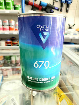 Знежирювач Crystal Shine Cleaner Silicone 670 1 л (антисилікон)