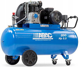 Компресор ABAC PRO A49 200CT4 200л, 400/3/50, 553л/хв, 11бар, 3кВт, 1300об/хв, 93дБ, 105кг