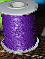 Корейский шнур фиолетовый 0,5 мм (на метраж)