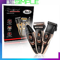 Машинка для стрижки, бритва, тример Gemei GM 595 Hair Trimmer / Багатофункціональний набір для стрижки волосся