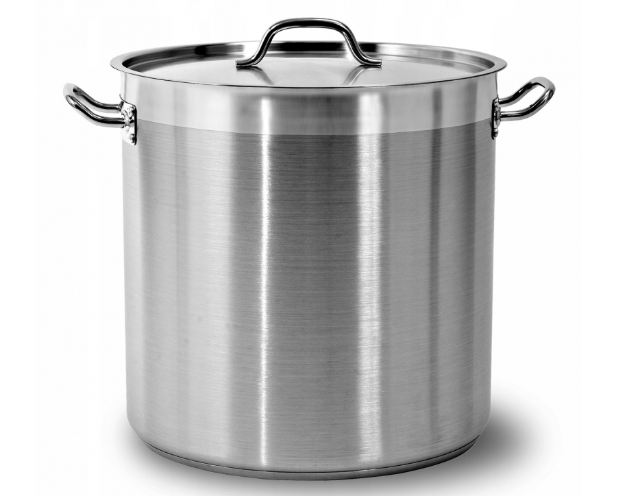 Каструля з нержавіючої сталі + кришка 15-17 л, фото 1