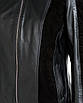 Шкіряна куртка натуральна VK чорна з замшею (Арт. MONC201), фото 8