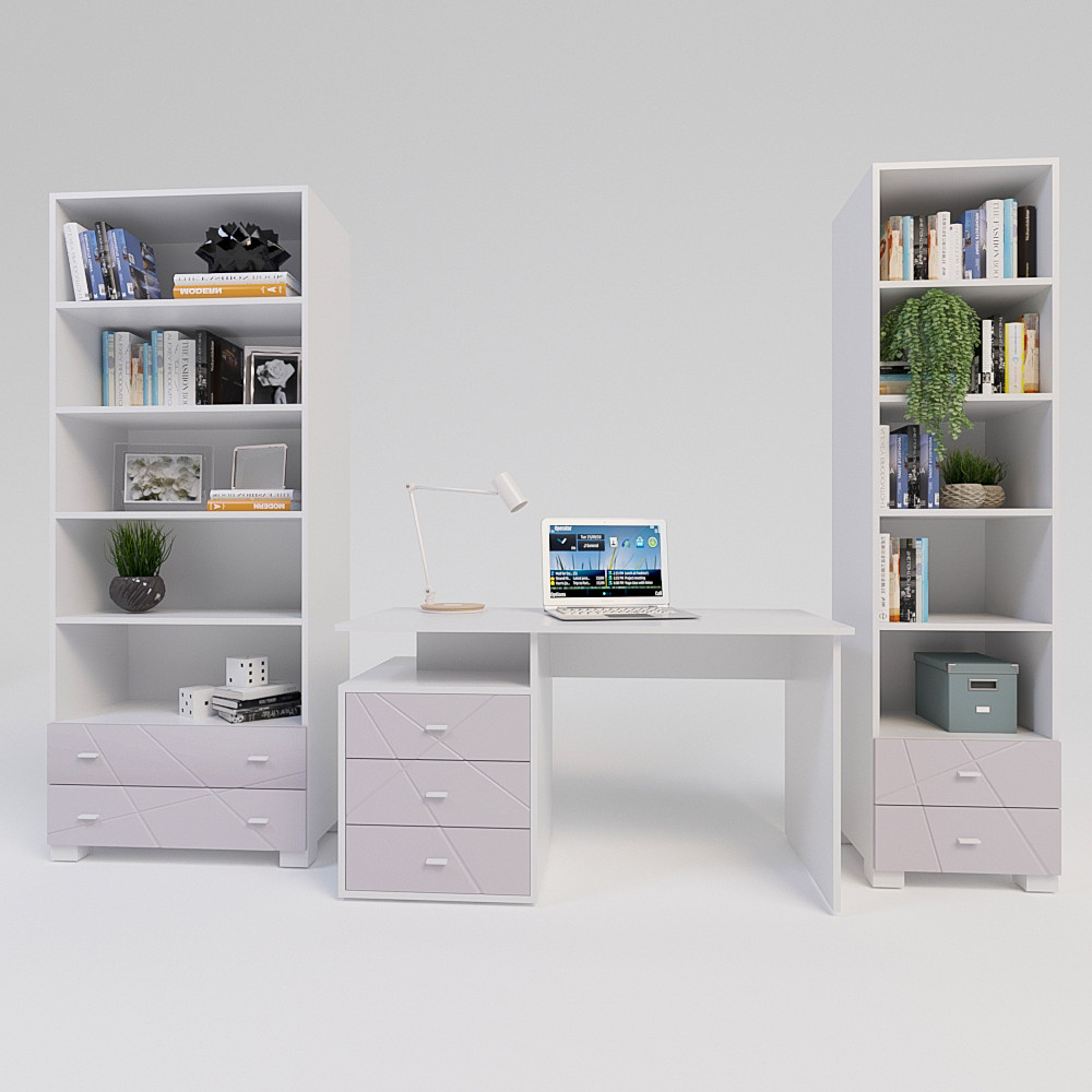 Комплект підліткових меблів Х-Скаут-22 рожевий мат, фото 1