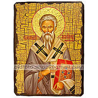 Икона Геннадий Святитель Новгородский ,икона на дереве 130х170 мм