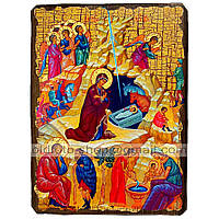 Ікона Різдво Христове ,ікона на дереві 130х170 мм