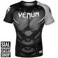 Оригінальний чоловічий рашгард VENUM NOGI 2.0 RASHGUARD - SHORT SLEEVES - BLACK/WHITE