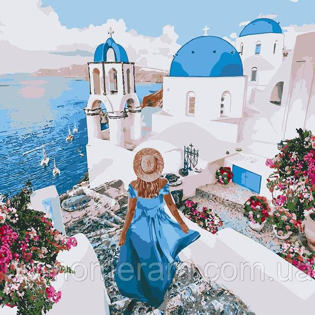 картина за номерами Ідейка Санторіні картина за номерами Ідейка Санторіні