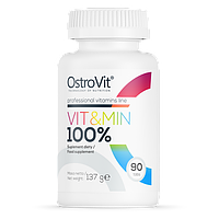 Вітаміни 100% Vit&Min OstroVit 90 таблеток