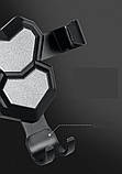 Автомобільний тримач для смартфона ОЕМ кронштейн сріблястий 00754, фото 4