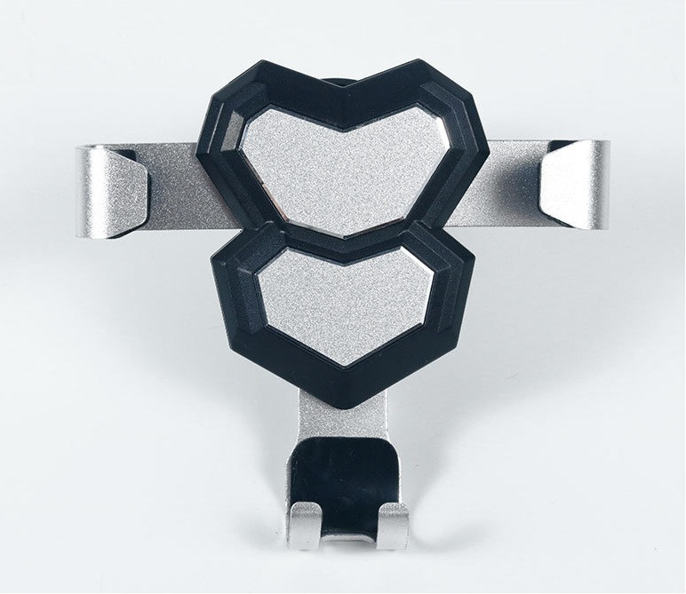 Автомобільний тримач для смартфона ОЕМ кронштейн сріблястий 00754, фото 1