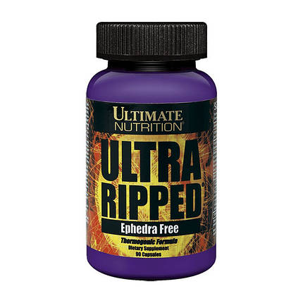 Жіросжігателя Ultimate Ultra Ripped Ephedra Free 90 капс, фото 2