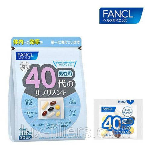 Комплекс вітамінів для чоловіків старше 40 років FANCL 40s Supplement for Man 30 днів
