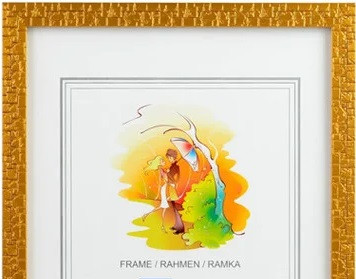 Фоторамка "DL" 10х15 №DL-44 "Крокодил" золота(24), фото 1