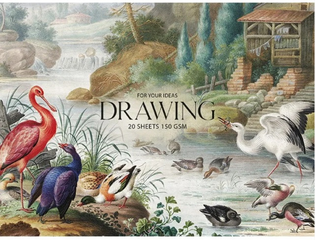 Альбом для малюв. склейка 20арк. A5+ 150гр/м2"Muse"Drawing №PB-GB-020-050/Школярик/(1)(88)