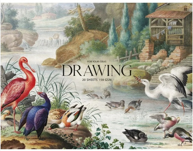 Альбом для малюв. склейка 20арк. A4+ 150гр/м2 "Muse"Drawing№PB-GB-020-049/Школярик/(1)(44)
