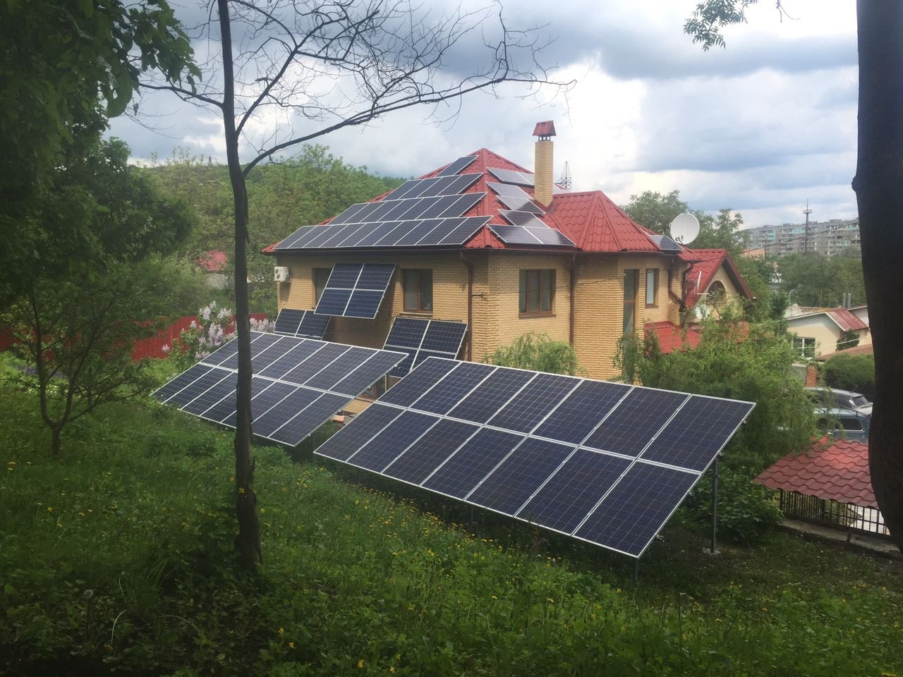 Сонячна мережева електростанція 10 кВт під ключ
