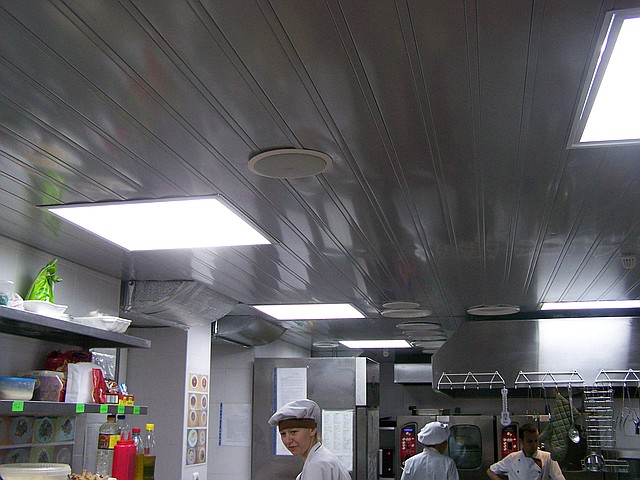 Реечные алюминиевые подвесные потолки Бард для ванной - фото 5 - id-p14545606