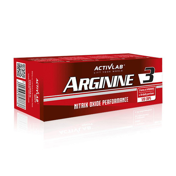 Аргінін Activlab Arginine 3 капс 128