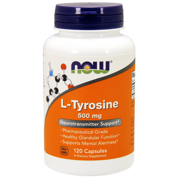 L-тирозин NOW L-Амінокислоти 500 mg 120 капс