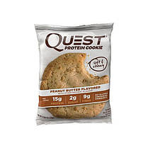 Протеїнове печиво Quest Protein Cookie 59 р peanut butter, фото 3