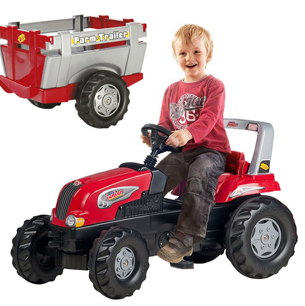 Дитячий трактор Rolly Toys 800261, c причепом