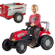 Дитячий трактор Rolly Toys 800261, c причепом